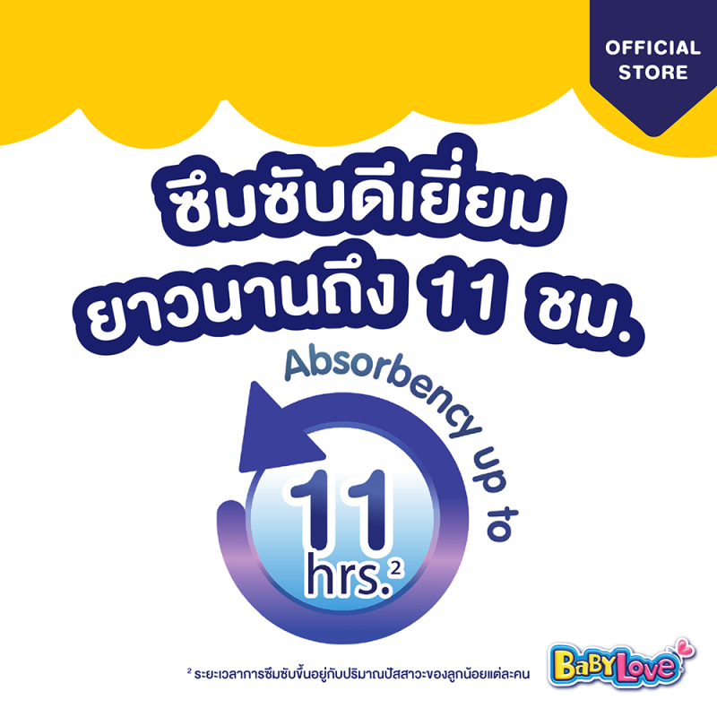 [ยกลัง][4 แพ็ค/ลัง] เบบี้เลิฟ กางเกงผ้าอ้อม เพลย์แพ้นท์ ไซส์ S-XXL BabyLove Playpants Diaper Pants Size S-XXL [carton][4 packs/carton]