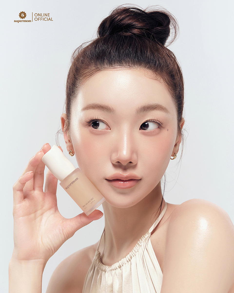 Supermom L Prime Skin Base Prep Base for Preparing Skin before Applying Makeup 30 ml Made in Korea